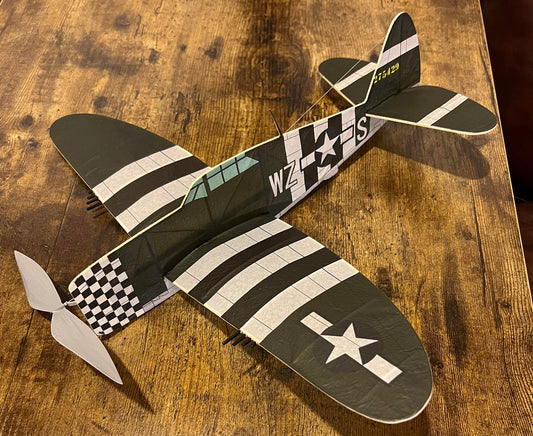 P-47D Razorback NoCal Tissue Template